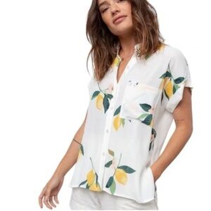 Rails Whitney Shirt in Lemon Grove - size Medium